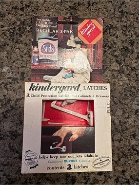 Kindergarten Latches for Cabinets and Drawers from 1972